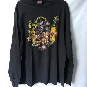 Harley Davidson Blackbeard’s Revenge Grey Long Sleeve XL